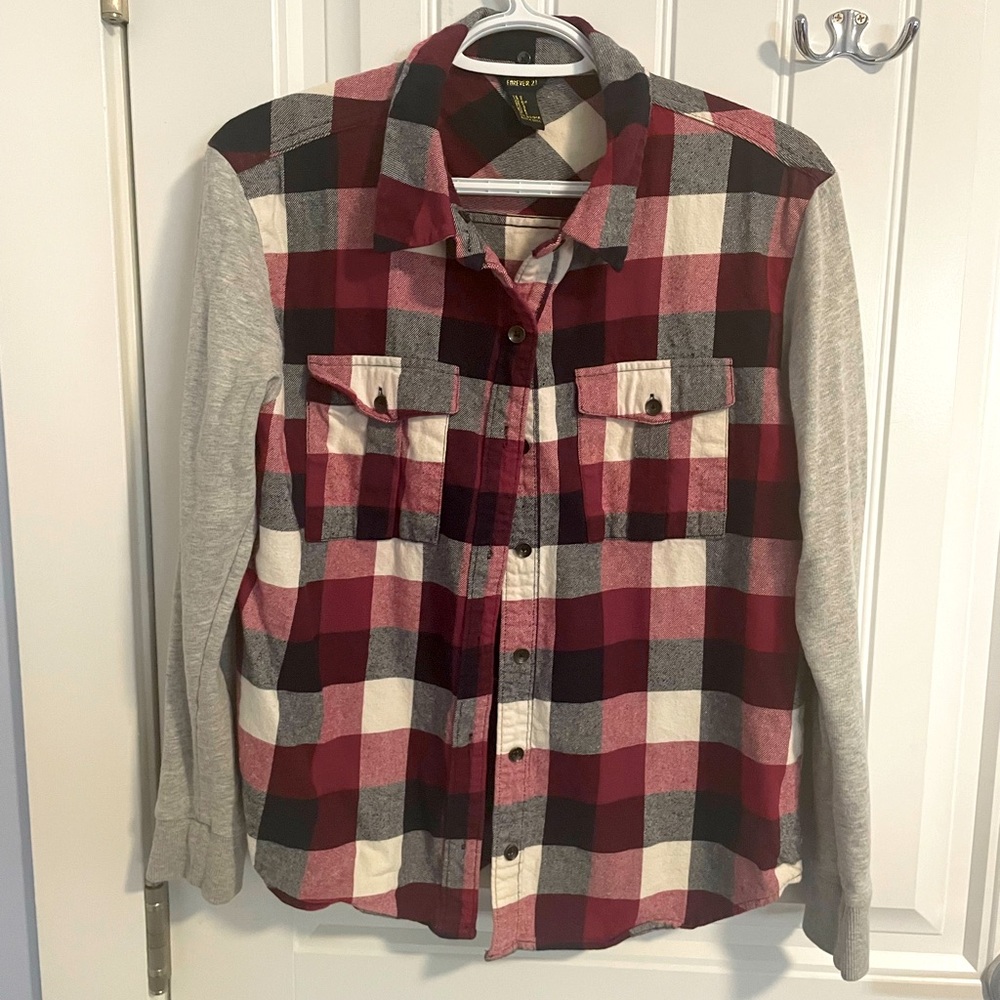 Red plaid shirt
